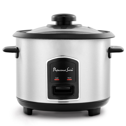 ContinentalElectric Continental Electric Stainless Steel Rice Cooker